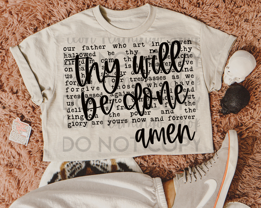 Thy Will Be Done