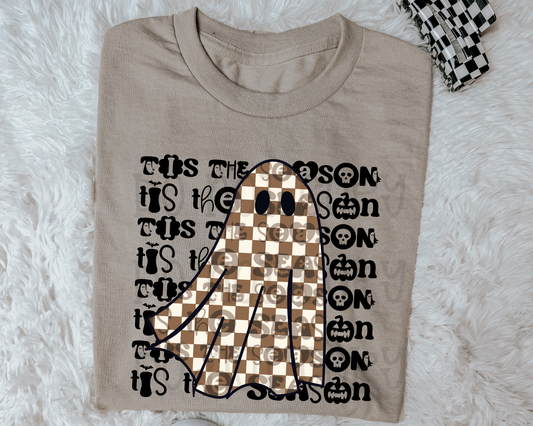 Tis The Season Checker Ghost Brown