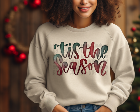 Tis The Season watercolor