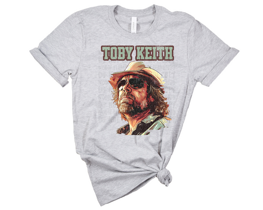 Toby Keith DTF TRANSFER