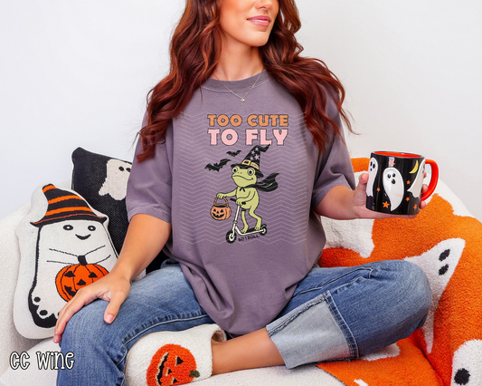 Too Cute To Fly So I Roll DTF TRANSFER