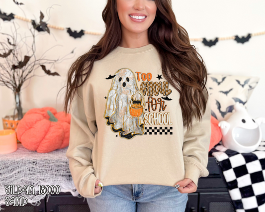 Too Ghoul For School Camo DTF TRANSFER