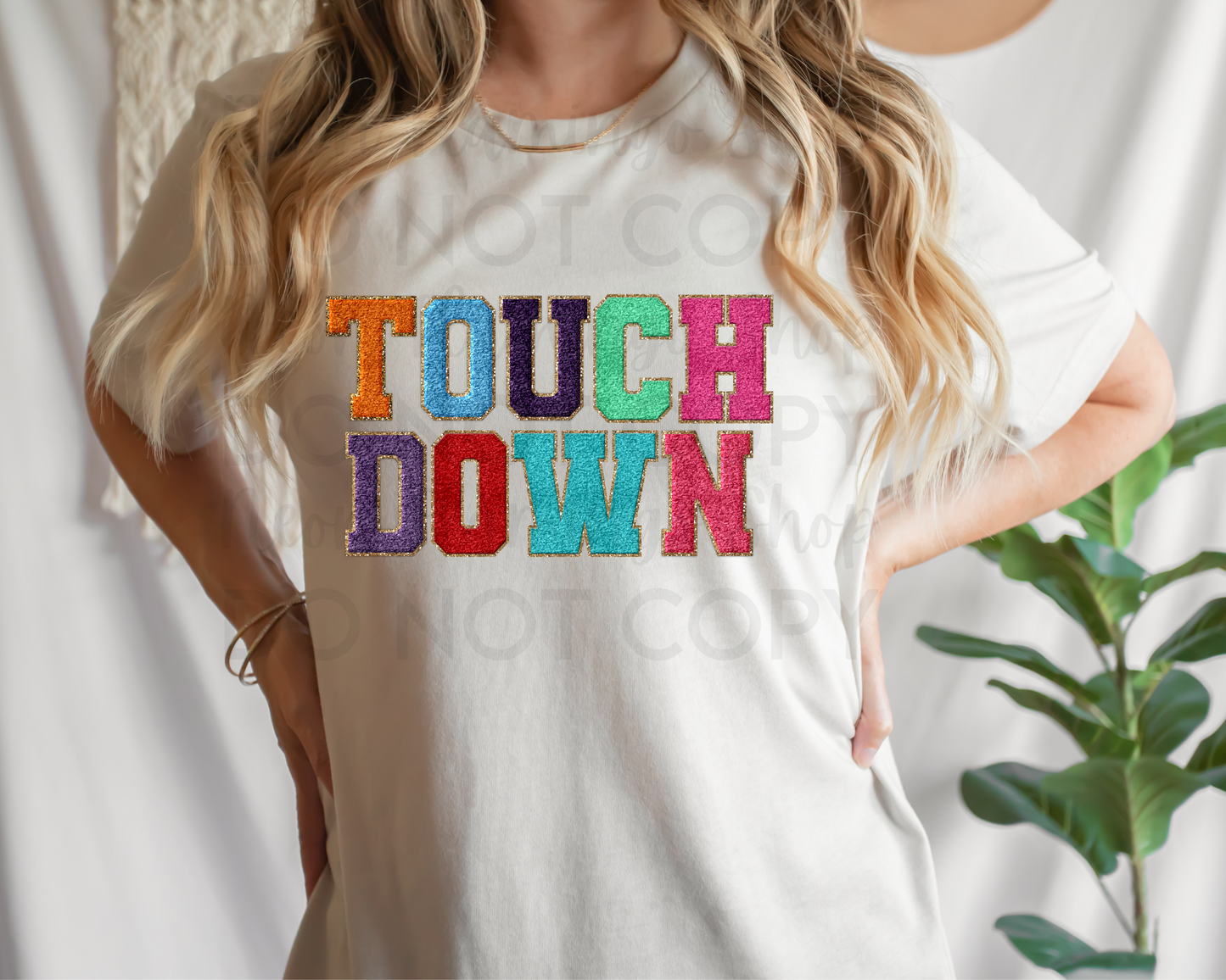 Touchdown faux patch