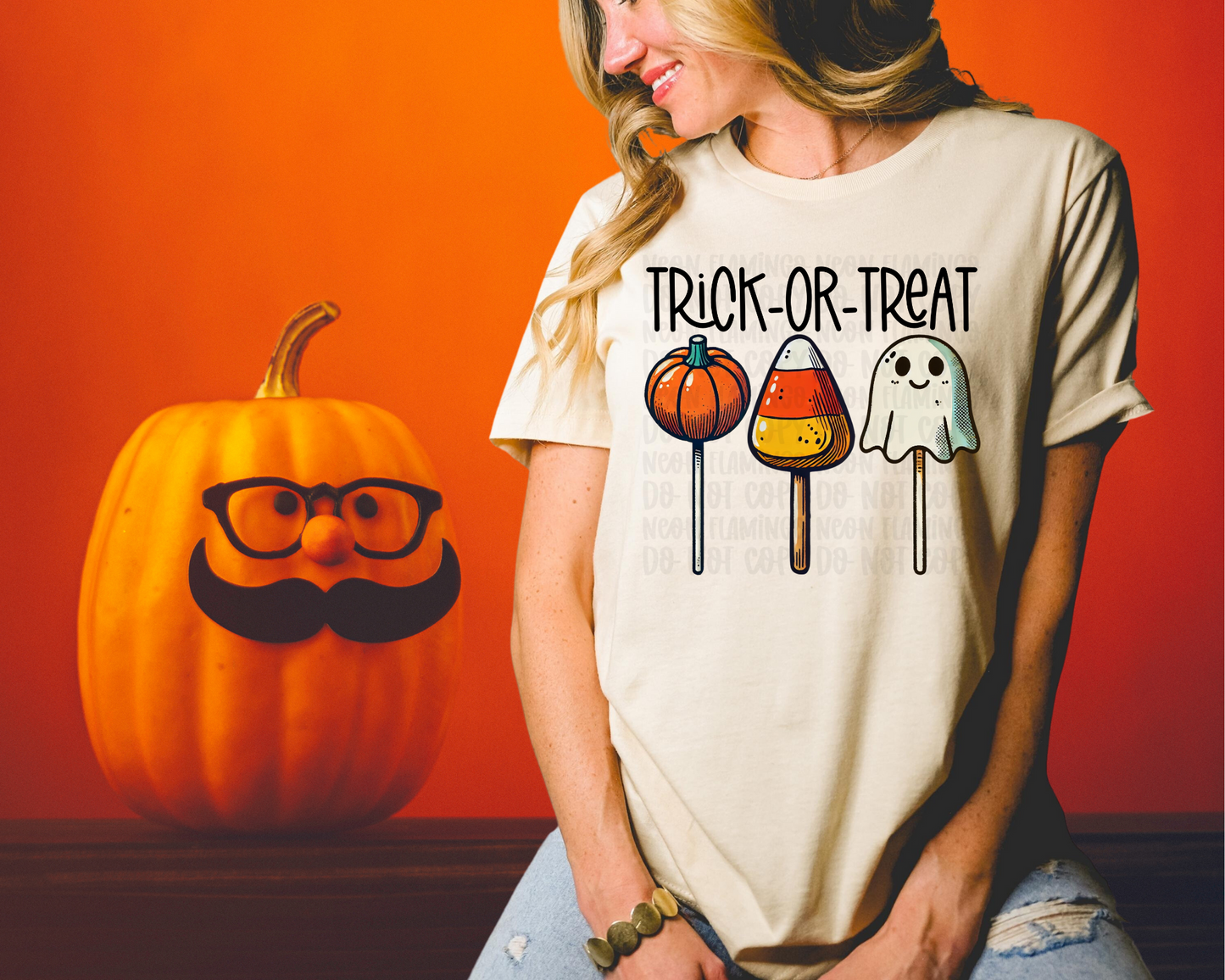 Trick or Treat Lollipops DTF TRANSFER