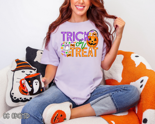 Trick or Treat Candy DTF TRANSFER
