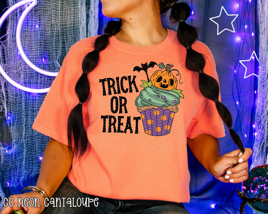 Trick or Treat Cupcake DTF TRANSFER