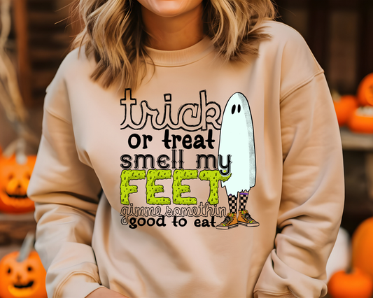 Trick or Treat Smell My Feet DTF TRANSFER