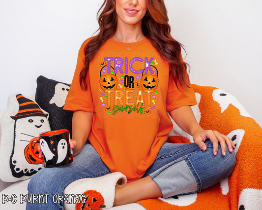Trick or Treat Cupcake DTF TRANSFER
