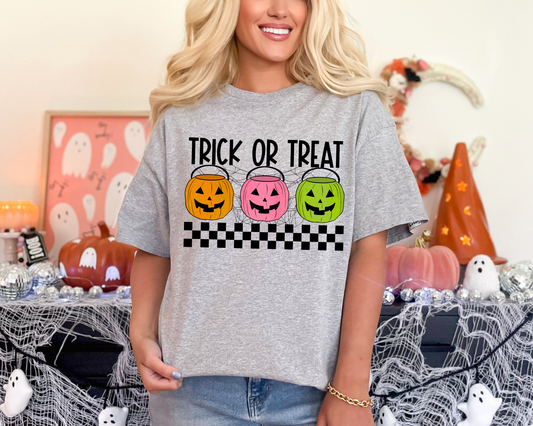 Trick or Treat baskets DTF TRANSFER