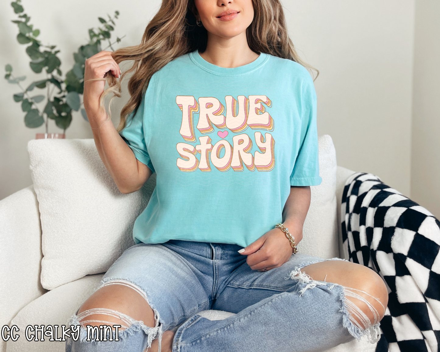 True Story Retro Stacked