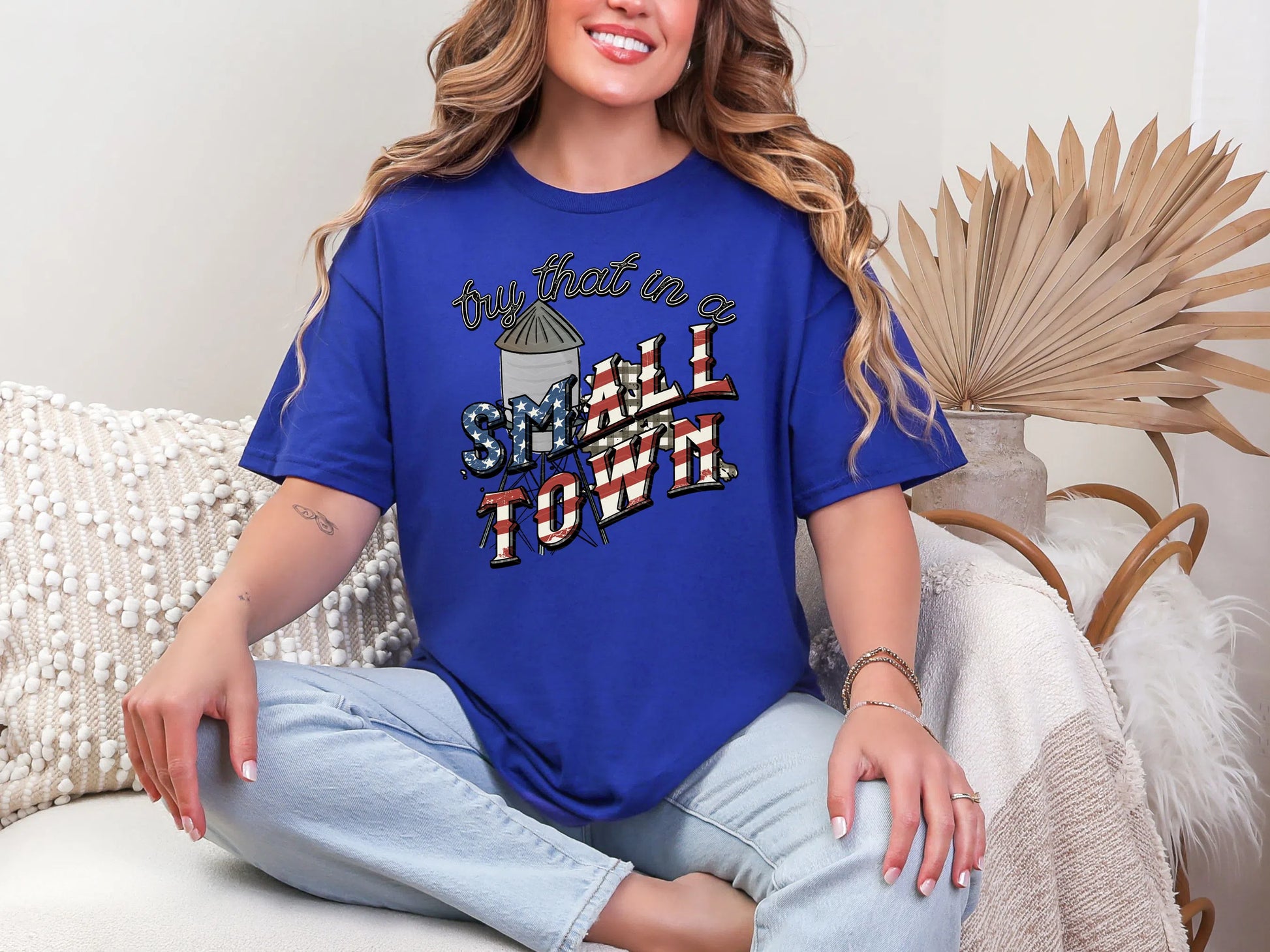 Try That in a Small Town Gingham AK DTF TRANSFER