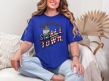 Try That in a Small Town Gingham AK DTF TRANSFER