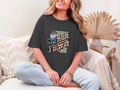 Try That in a Small Town Gingham AZ DTF TRANSFER