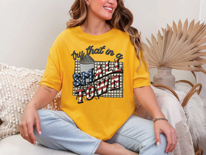 Try That in a Small Town Gingham CO DTF TRANSFER