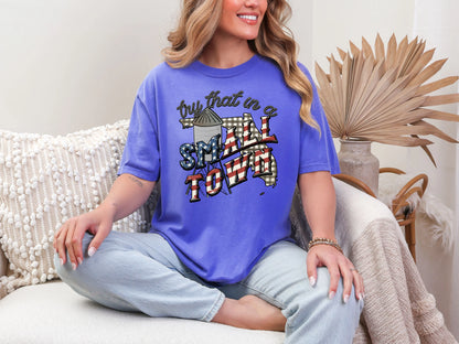 Try That in a Small Town Gingham FL DTF TRANSFER