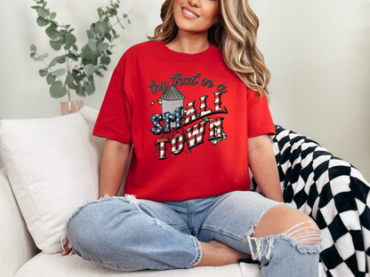 Try That in a Small Town Gingham HI DTF TRANSFER