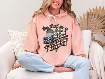 Try That in a Small Town Gingham ME DTF TRANSFER