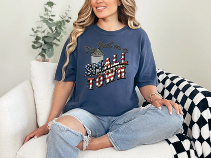 Try That in a Small Town Gingham TN DTF TRANSFER