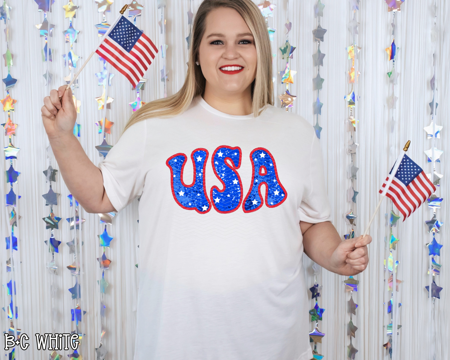 USA Faux Emb DTF TRANSFER