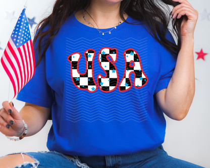 USA Faux Emb DTF TRANSFER