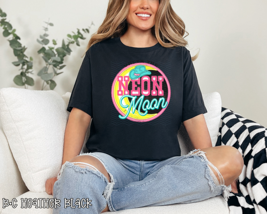 Under the Neon Moon Neon Light DTF TRANSFER