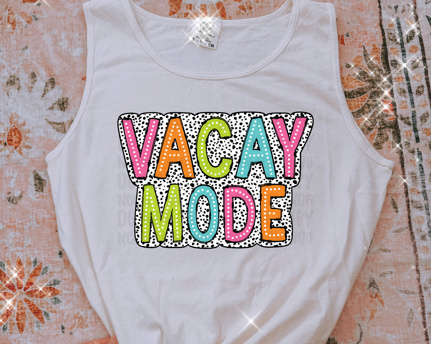 Vacay Mode Dalmatian Dots DTF TRANSFER