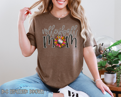 Volleyball Mom Sunflower