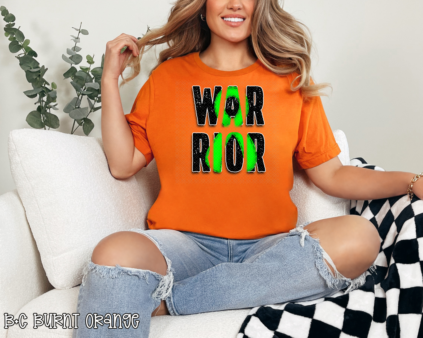 Warrior Lime Green Ribbon