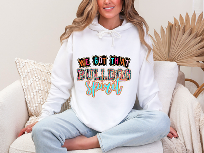 We Got That Bulldog Spirit Colorful DTF TRANSFER