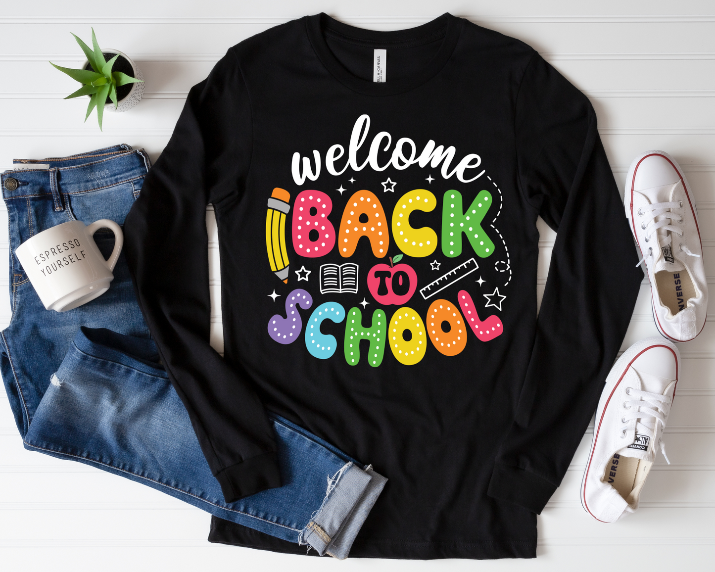 Welcome Back To School | 2 Colors | DTF TRANSFER