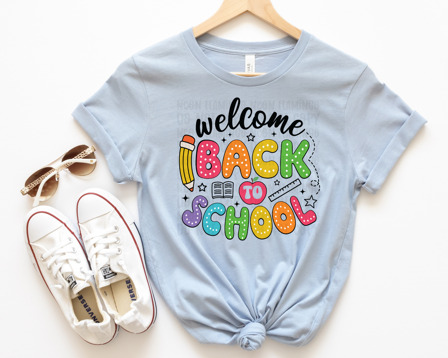 Welcome Back To School | 2 Colors | DTF TRANSFER