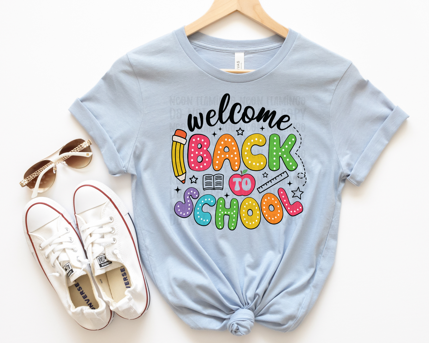 Welcome Back To School black