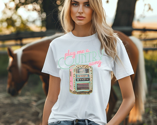 Play Me A Country Song DTF TRANSFER