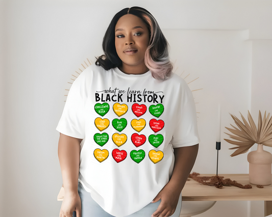 What We Learn From Black History DTF TRANSFER