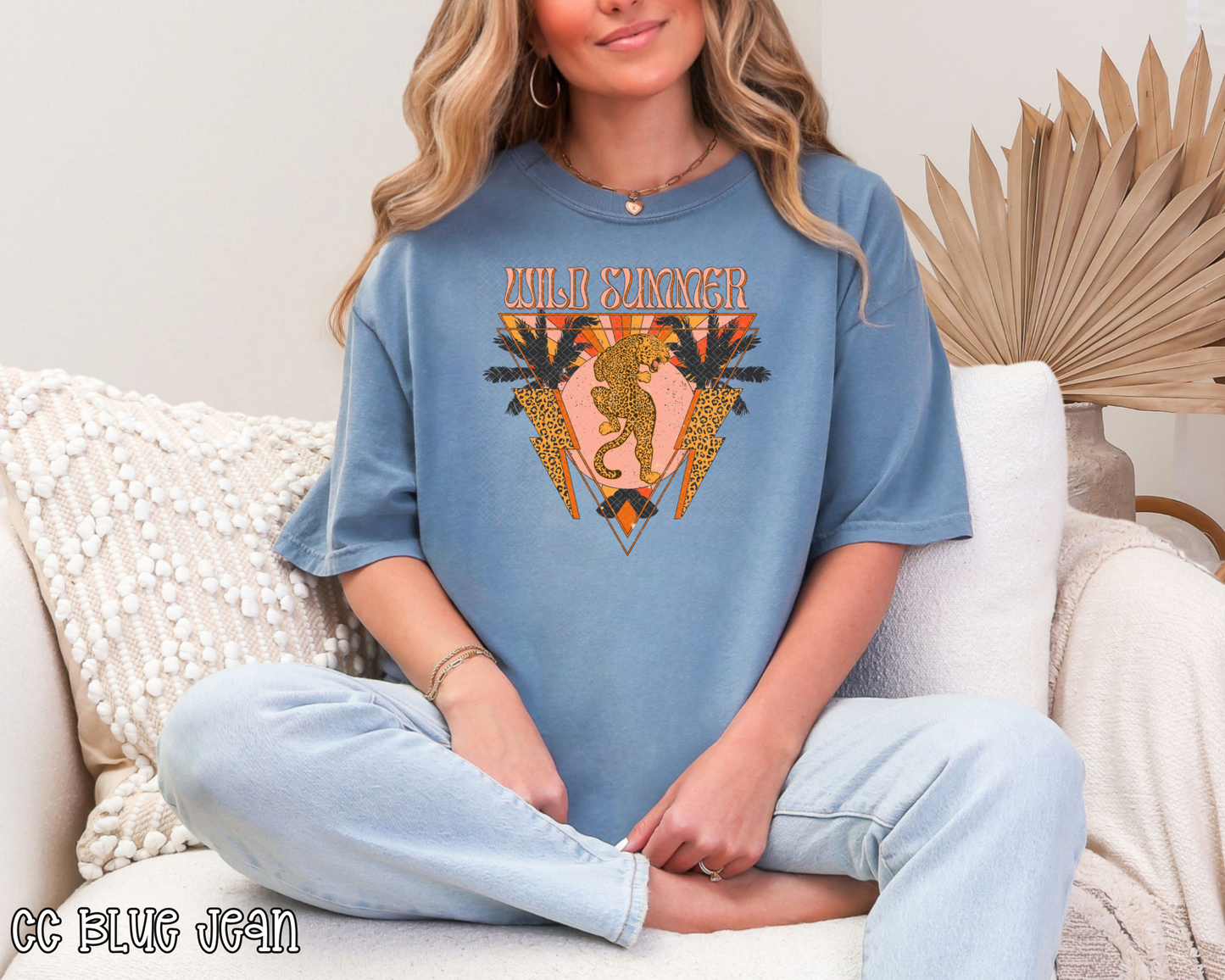 Wild Summer Retro Leopard DTF TRANSFER