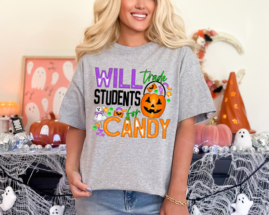 Will Trade Students For Candy DTF TRANSFER