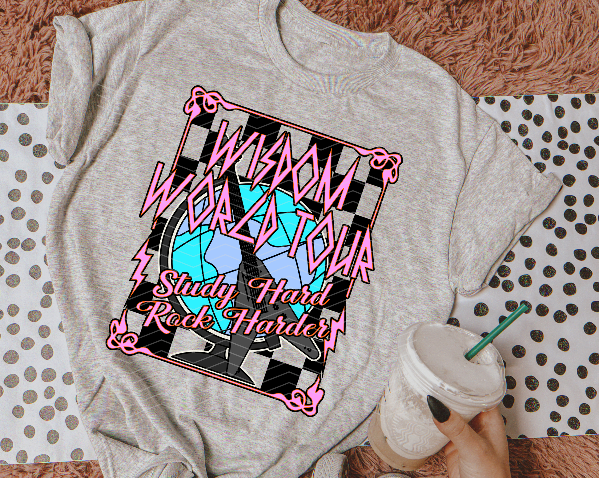 Wisdom World Tour Pink DTF TRANSFER