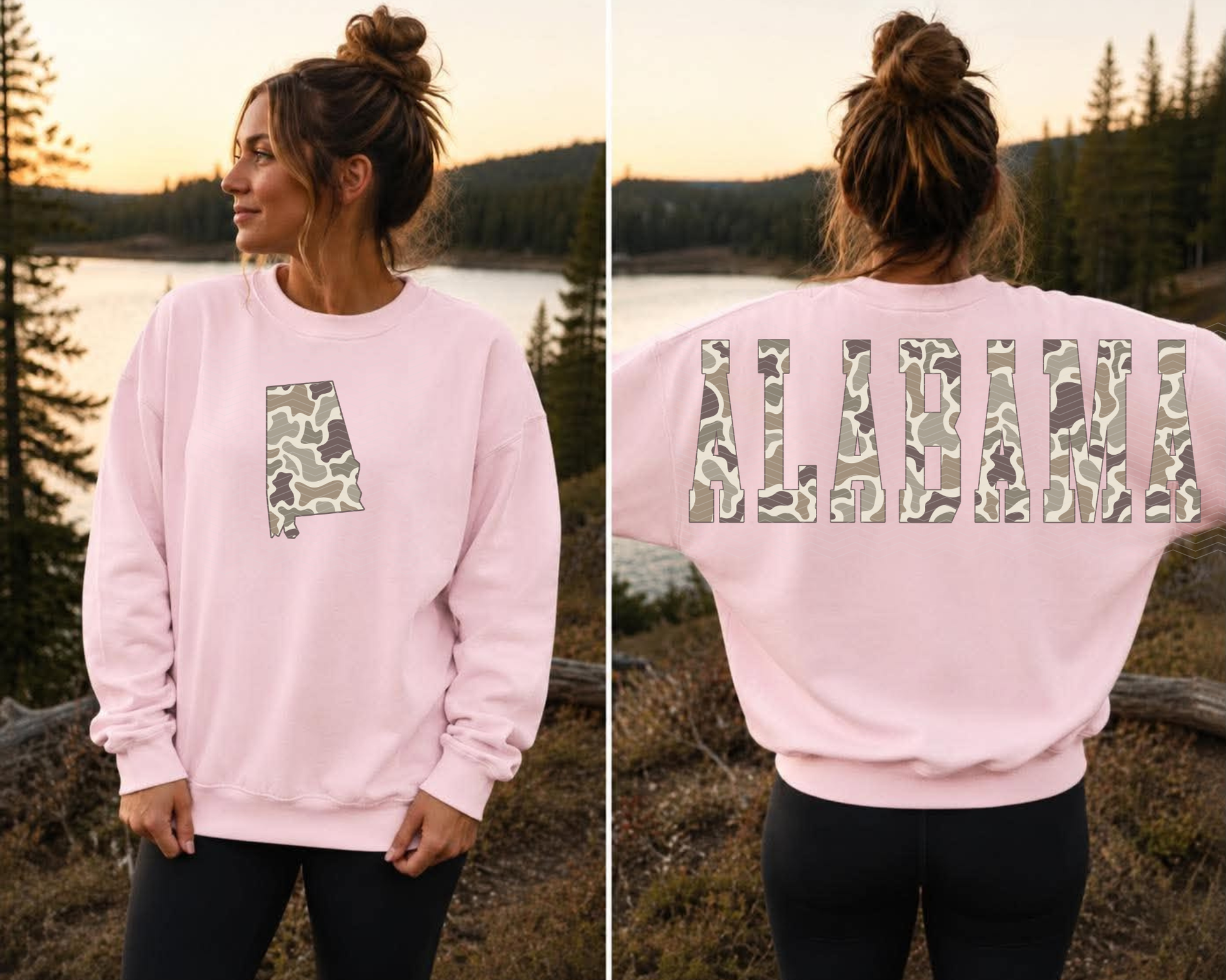 Front Back Duck Camo States | 7 States | DTF TRANSFER