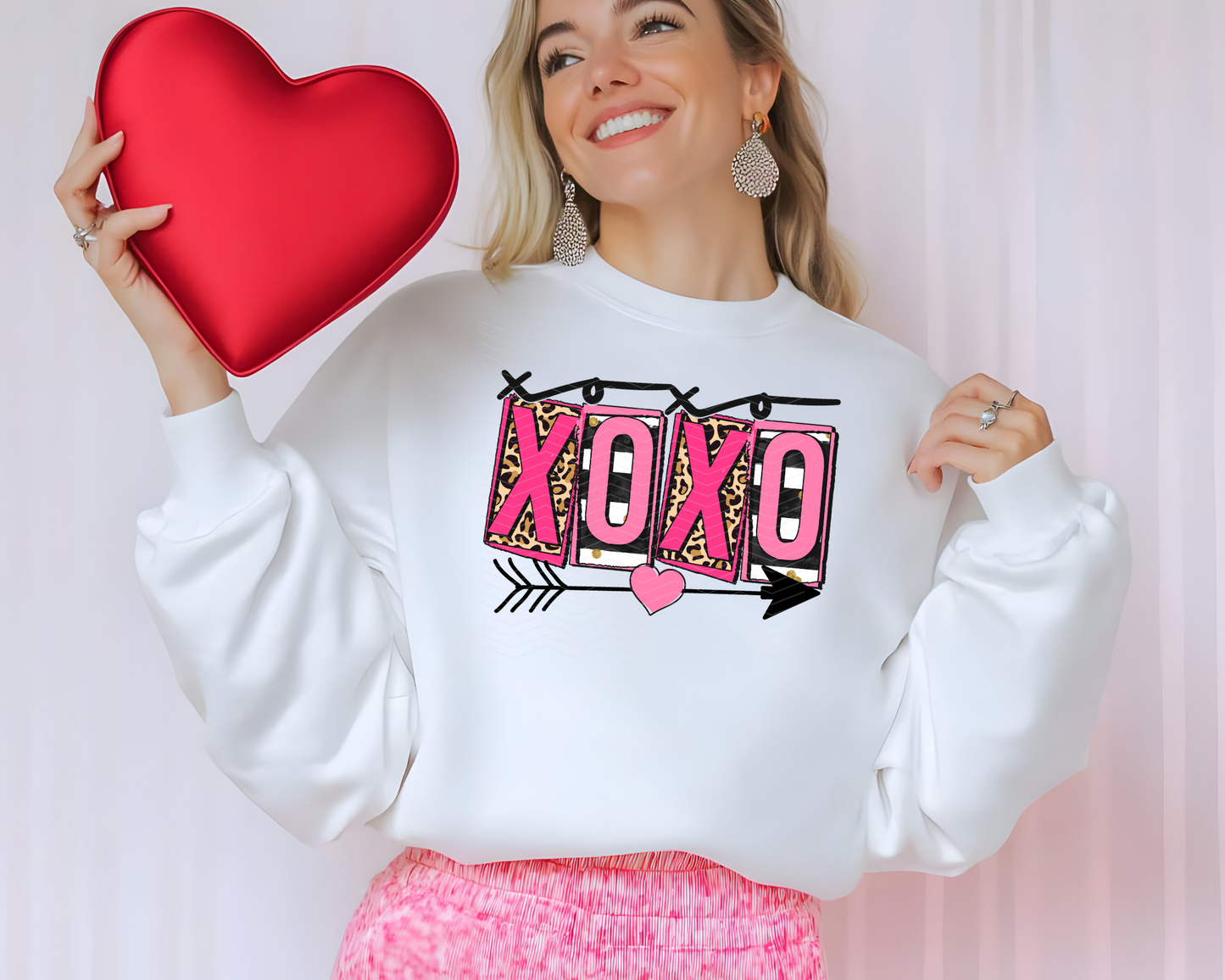 XOXO Leopard Stripe