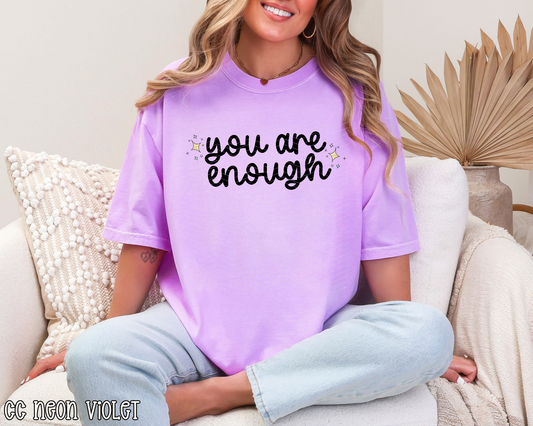 You Are Enough DTF TRANSFER