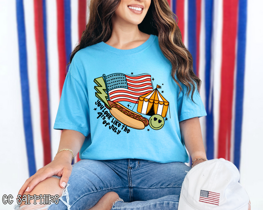 You Look LIke the 4th of July Cartoon DTF TRANSFER