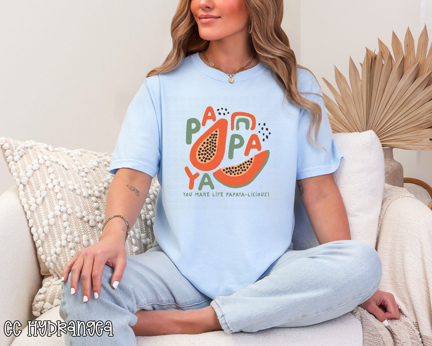 You Make Life Papaya-Licious DTF TRANSFER