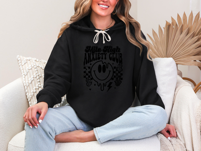 Mile High Anxiety Club Black DTF TRANSFER