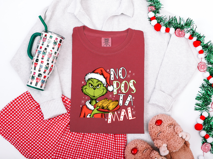 No Pos Ta Mal Grinch White DTF TRANSFER