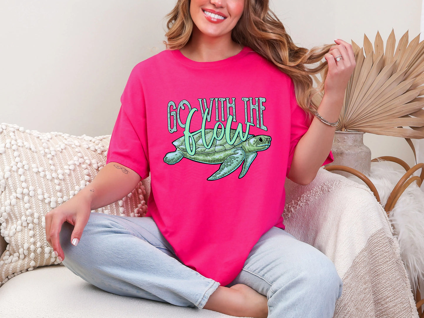 Go With the Flow | 7 Colors | DTF TRANSFER