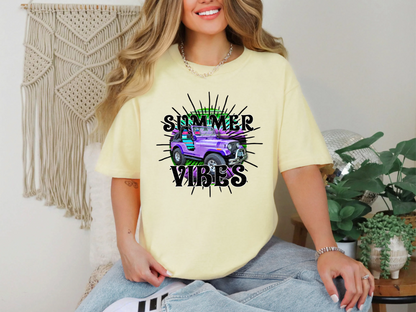 Summer Vibes Off Road Purple DTF TRANSFER