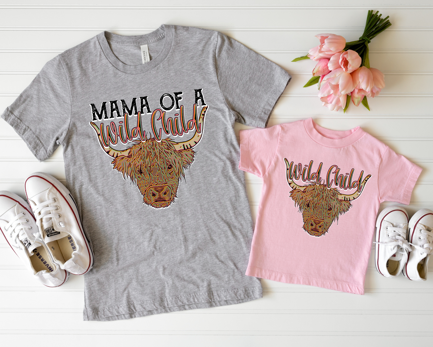 Mama and Mini of a Wild Child DTF TRANSFER