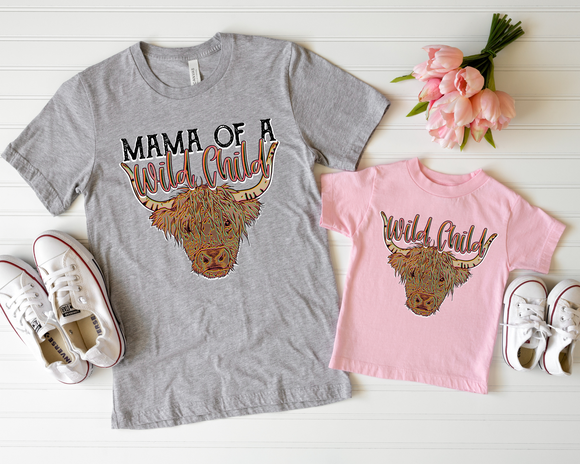 Mama and Mini of a Wild Child DTF TRANSFER