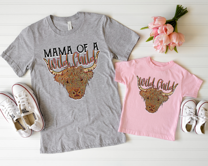 Mama and Mini of a Wild Child DTF TRANSFER