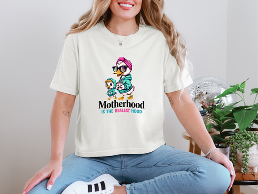 Motherhood Is The Realest Hood DTF TRANSFER